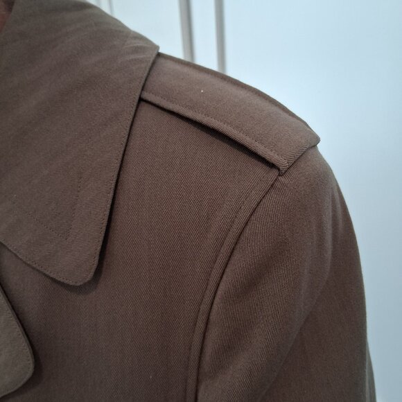 WOOL REGULATION ARMY OVERCOAT - Picture 5 of 12